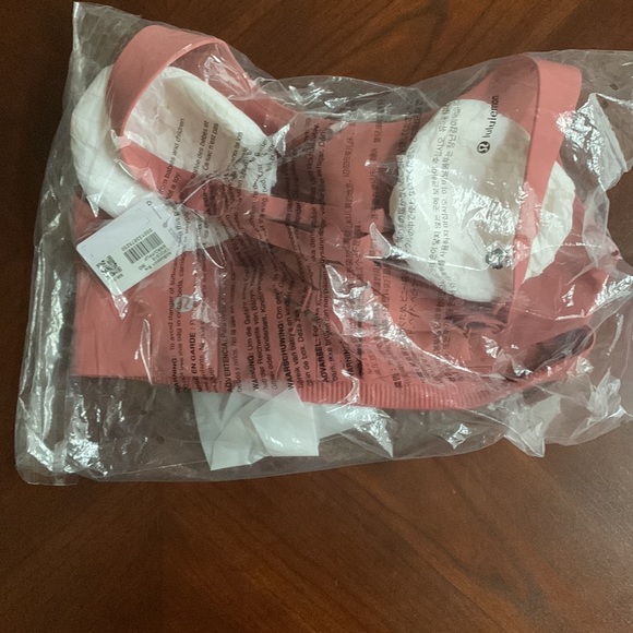 Lululemon Air Support-High Support Bra, Brier Rose/Pink Puff, 36D - Picture 2 of 5